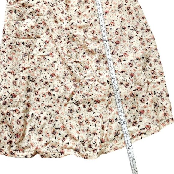 Volcom Dress Women S Floral Sphaghetti Strap Dress Mini Preppy Trendy Babydoll - Picture 8 of 9